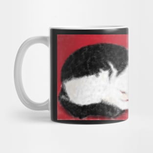 Black and White Cat Mug